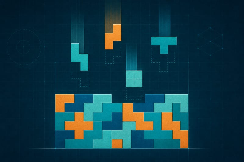 De dónde salen las piezas del Tetris: los siete tetrominós